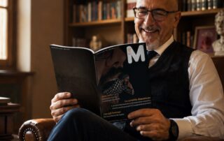 Copertina del primo numero della rivista The M, luglio 2026